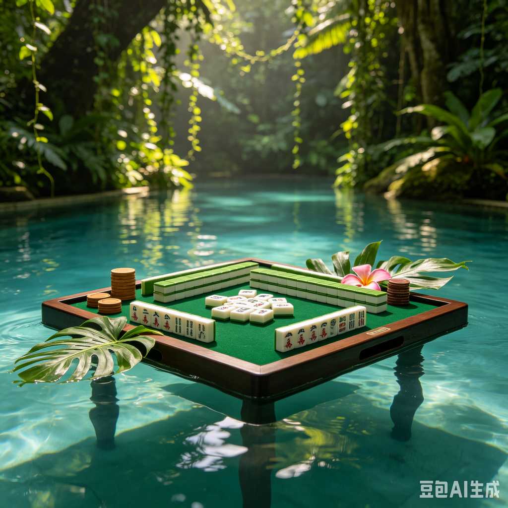 carved pattern mahjong set