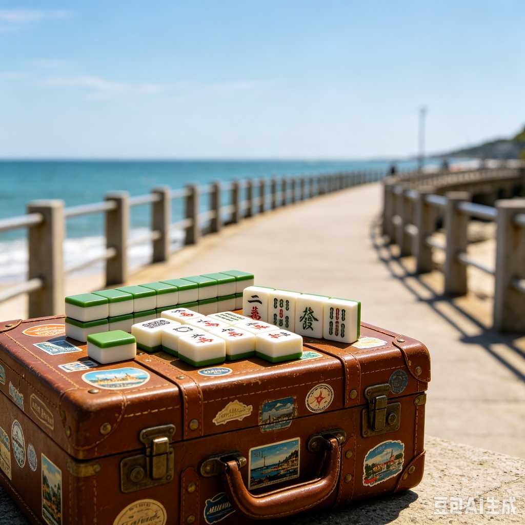 tiny portable mahjong tiles for trip