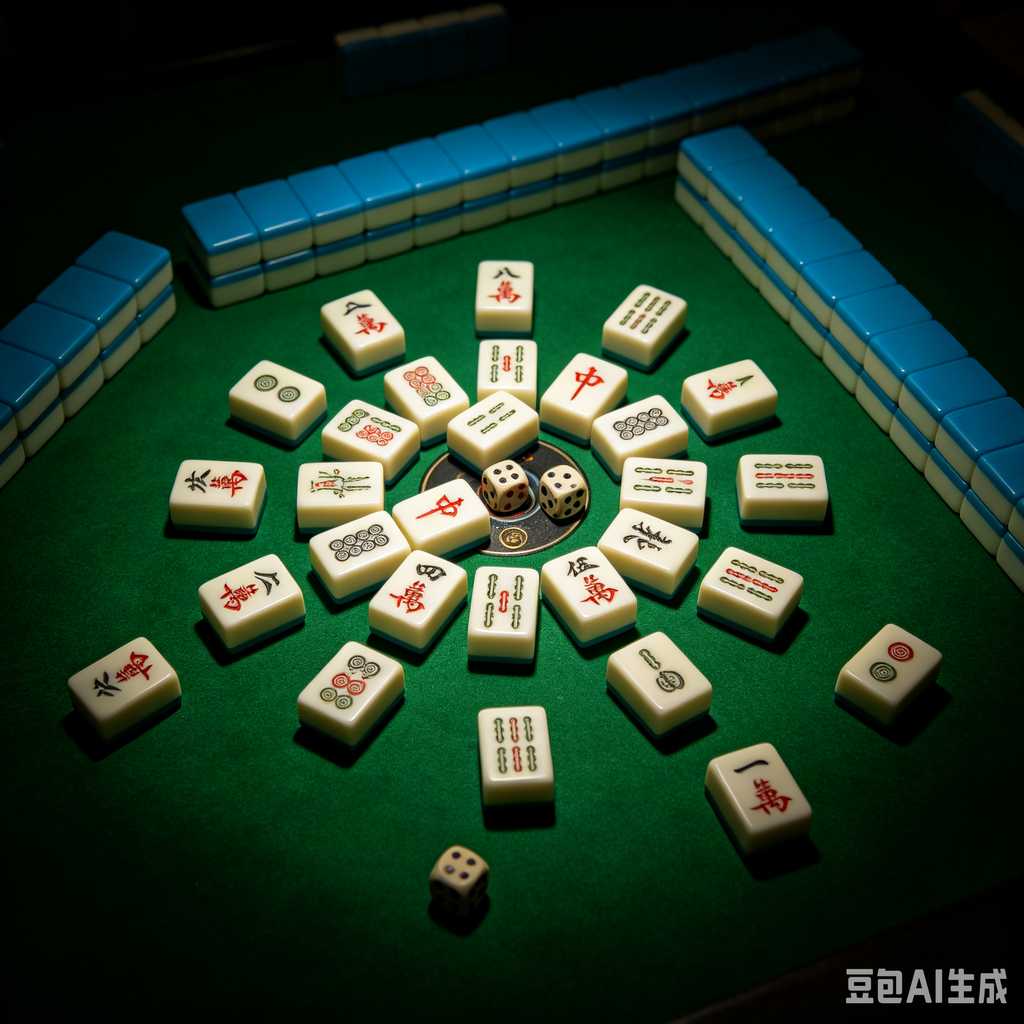 colorful mini mahjong tiles