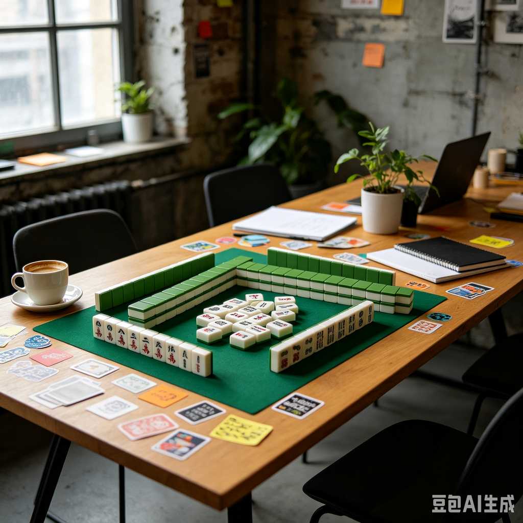 camping mahjong game set